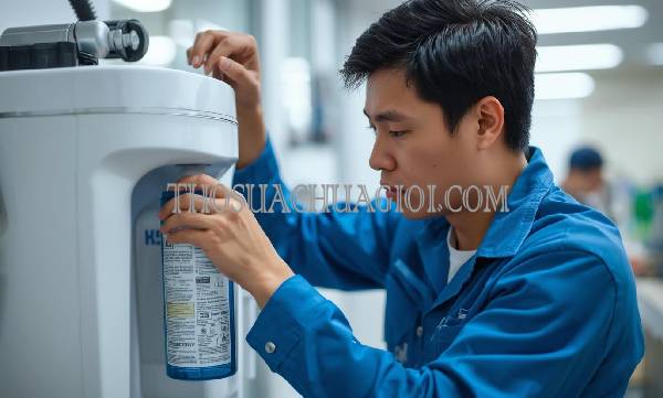 thợ sửa máy lọc nước tại điện bàn