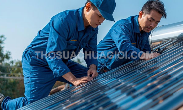 Thợ sửa máy nước nóng năng lượng mặt trời phường Bình Tiên