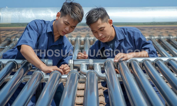 Thợ sửa máy nước nóng năng lượng mặt trời phường Đông Hưng Thuận