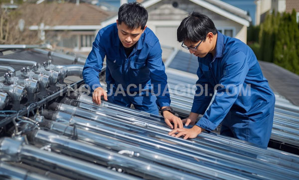 Thợ sửa máy nước nóng năng lượng mặt trời phường Minh Phụng