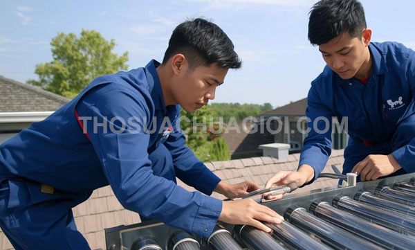 Thợ sửa máy nước nóng năng lượng mặt trời tại Phú Nhuận nhanh chóng