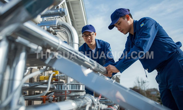 Thợ sửa máy nước nóng năng lượng mặt trời phường