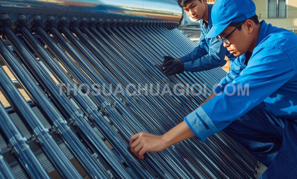 Thợ sửa máy nước nóng năng lượng mặt trời tại phường An Đông