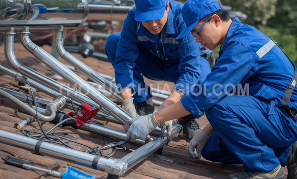 Thợ sửa máy nước nóng năng lượng mặt trời tại Bình Thạnh