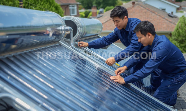 Thợ sửa máy nước nóng năng lượng mặt trời tại phường Chợ Quán