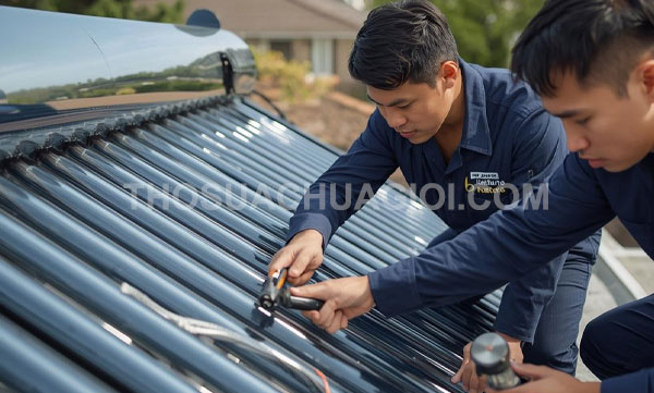 Thợ sửa máy nước nóng năng lượng mặt trời tại phường Hòa Bình