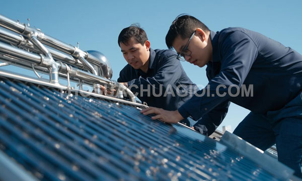 Thợ sửa máy nước nóng năng lượng mặt trời tại phường Khánh Hội