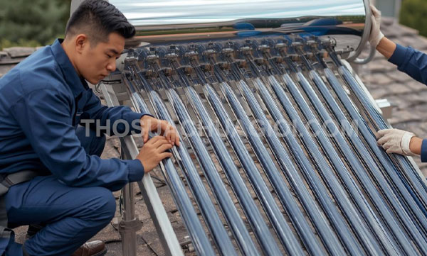 Thợ sửa máy nước nóng năng lượng mặt trời tại phường Phú Định