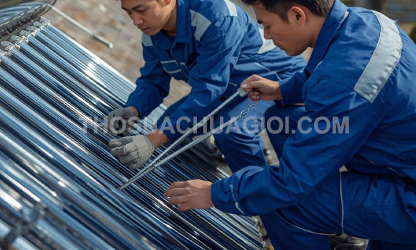 Thợ sửa máy nước nóng năng lượng mặt trời tại phường Phú Thuận