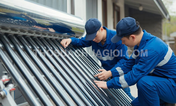 Thợ sửa máy nước nóng năng lượng mặt trời tại Tân Bình
