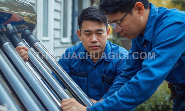 Thợ sửa máy nước nóng năng lượng mặt trời tại phường Tân Thuận