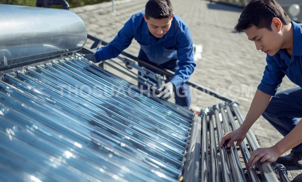 Thợ sửa máy nước nóng năng lượng mặt trời tại phường Trung Mỹ Tây