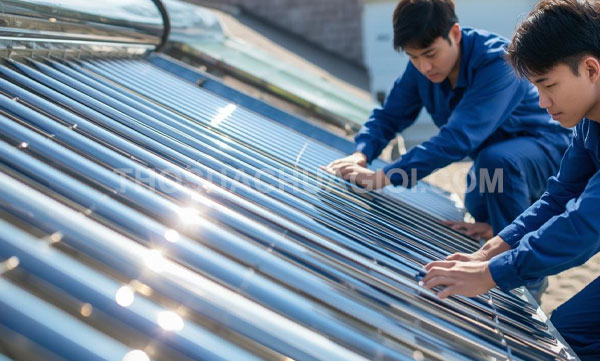 Thợ sửa máy nước nóng năng lượng mặt trời tại phường xuân hòa