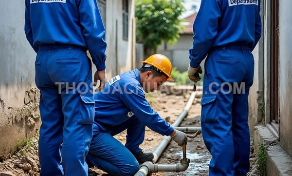 thợ sửa ống nước phường Bình Thới