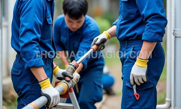Thợ sửa ống nước tại Tân Phú mới liên hệ 20 phút có