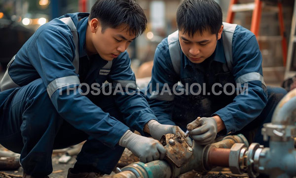 Thợ sửa ống nước tại phường Bến Thành