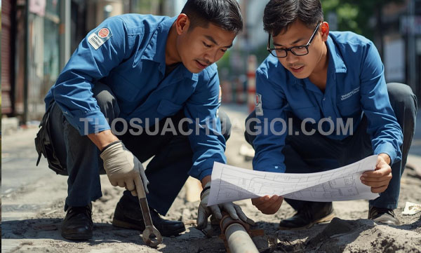 Thợ sửa ống nước tại phường Cầu Ông Lãnh