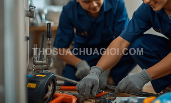 Thợ sửa ống nước tại phường Long Bình