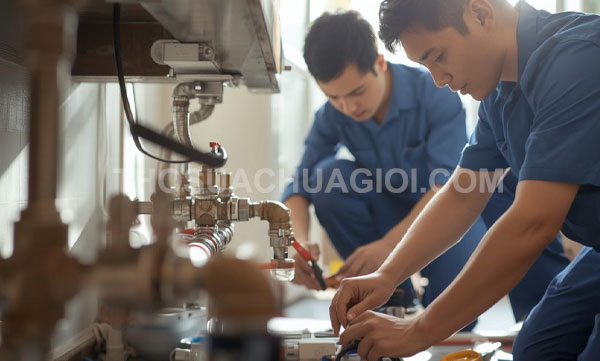 Thợ sửa ống nước tại phường Tân Định