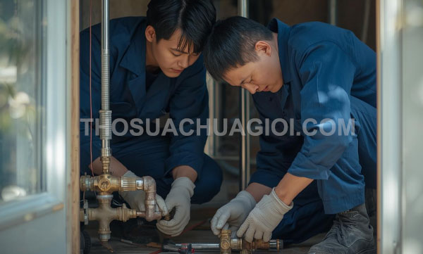 Thợ sửa ống nước xã An Nhơn Tây