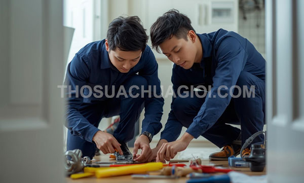 Thợ sửa ống nước xã Bà Điểm