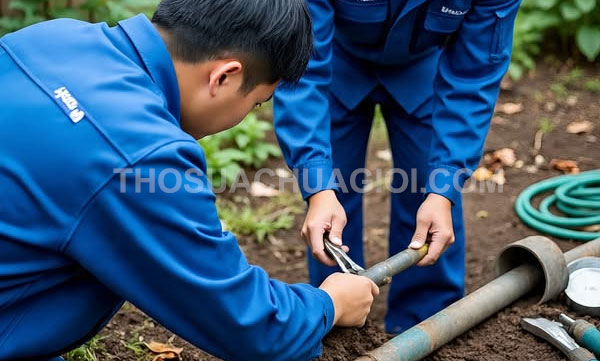Thợ sửa ống nước xã Hóc Môn