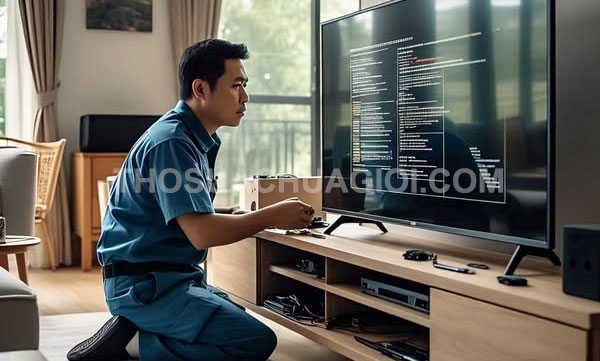 Thợ sửa tivi tại nhà xã Bình Chánh