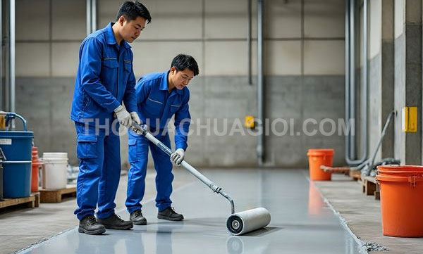 thợ Thi công sơn Epoxy phường Bình Hưng Hòa