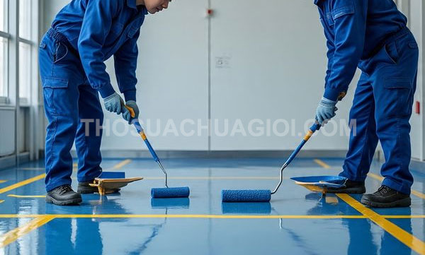 thợ Thi công sơn Epoxy phường Chợ Lớn
