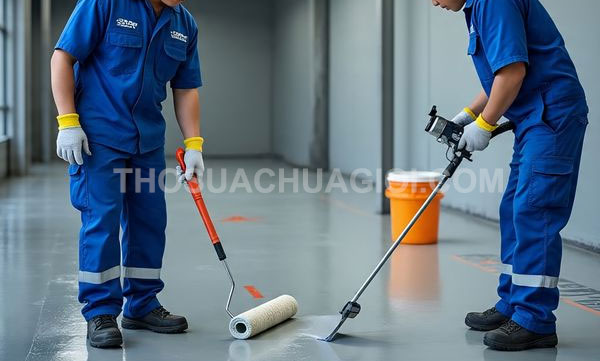thợ Thi công sơn Epoxy phường Diên Hồng