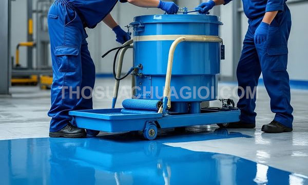 thợ Thi công sơn Epoxy phường Hòa Bình