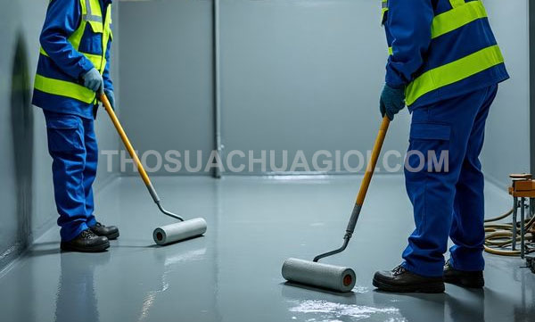 thợ Thi công sơn Epoxy Phường Long Nguyên