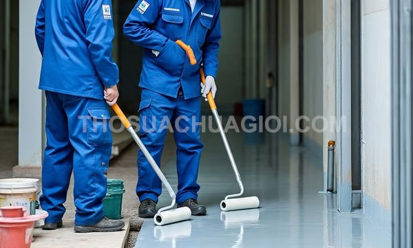 thợ thi công sơn Epoxy phường Phú Thọ Hòa