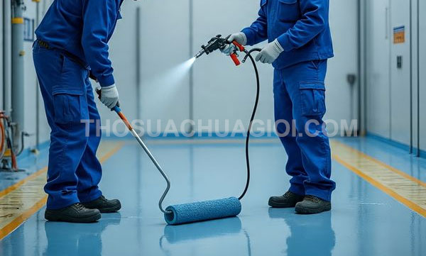 thợ thi công sơn Epoxy phường Tân Hưng