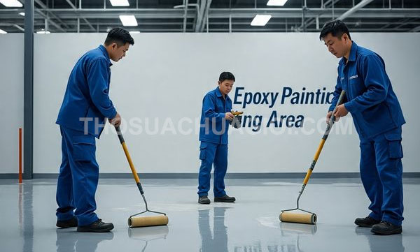 thợ thi công sơn Epoxy phường Tân Sơn Nhì