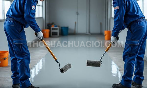 thợ Thi công sơn Epoxy phường Vườn Lài