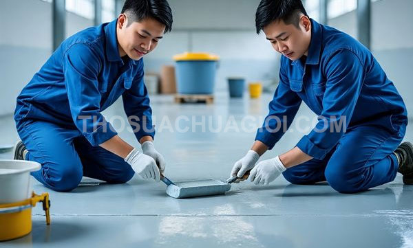 thợ thi công sơn Epoxy xã Bà Điểm