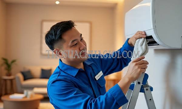 thợ vệ sinh máy lạnh tại biên hoà uy tín