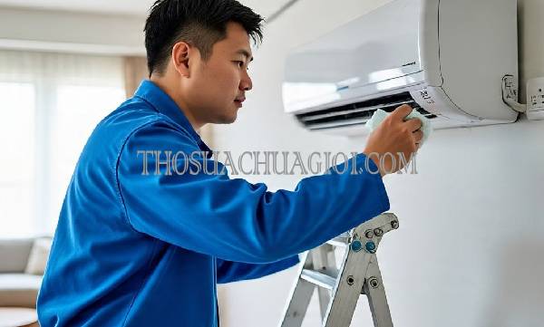 thợ vệ sinh máy lạnh tại biên hoà