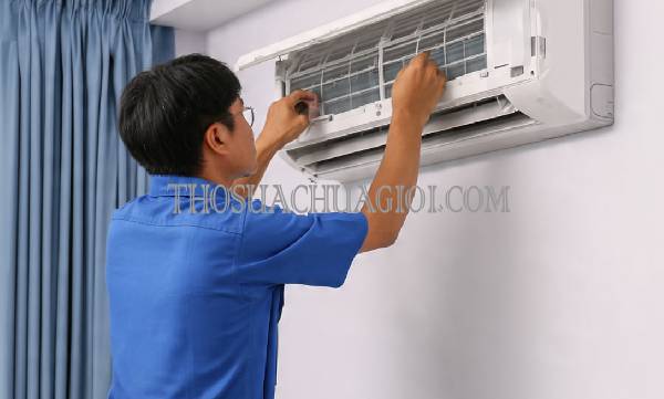 thợ vệ sinh máy lạnh tại châu đốc