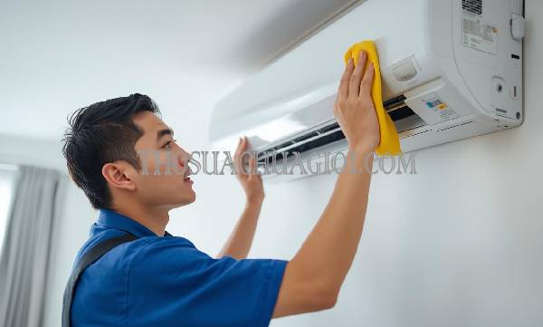 vệ sinh máy lạnh tại điện bàn giá rẻ