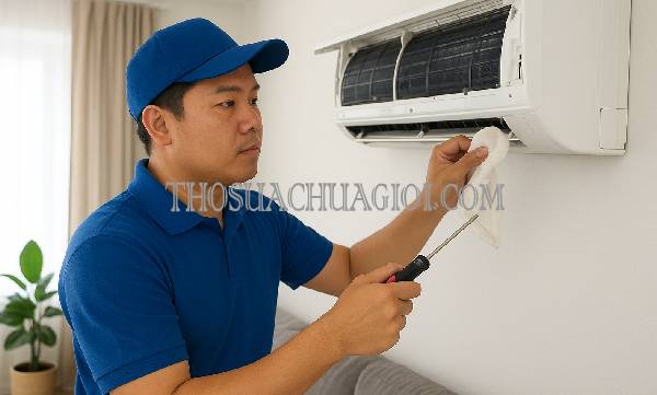 thợ vệ sinh máy lạnh tại hội an uy tín