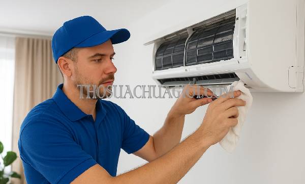 thợ vệ sinh máy lạnh tại hội an
