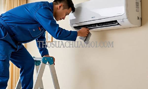 Thợ vệ sinh máy lạnh tại Long Xuyên uy tín 15 phút đến nơi