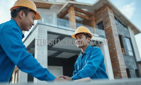 Thợ xây nhà xã Nhơn Đức cũ gọi 30 phút có mặt