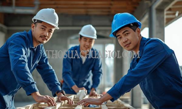 Thợ xây nhà xã Trung Chánh cũ giá rẻ 20 phút có mặt