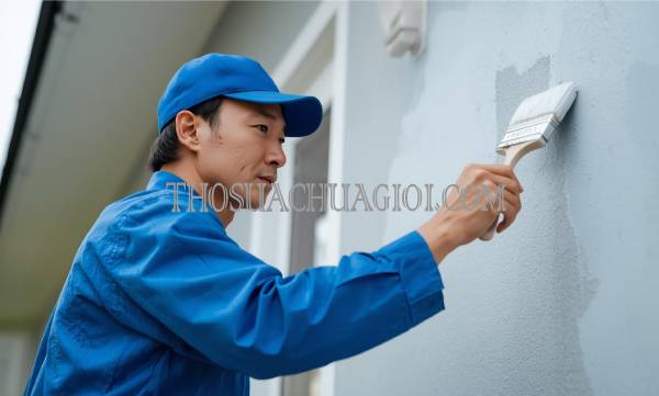 Thợ sơn nhà phường Bình An cũ gọi 30 phút có mặt