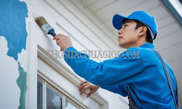 Thợ sơn nhà phường Linh Đông cũ giá rẻ 20 phút có mặt