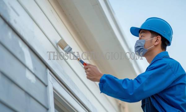 Thợ sơn nhà phường Long Thạnh Mỹ cũ giá rẻ 20 phút có mặt