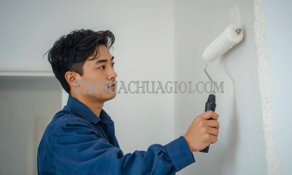 Thợ sơn nhà phường Phú Hữu cũ chất lượng 25 phút có